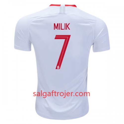 Polen Fodboldtrøjer Milik 7 Hjemmebanesæt VM 2018 Polen Fodboldtrøjer Milik 7 Hjemmebanesæt VM 2018